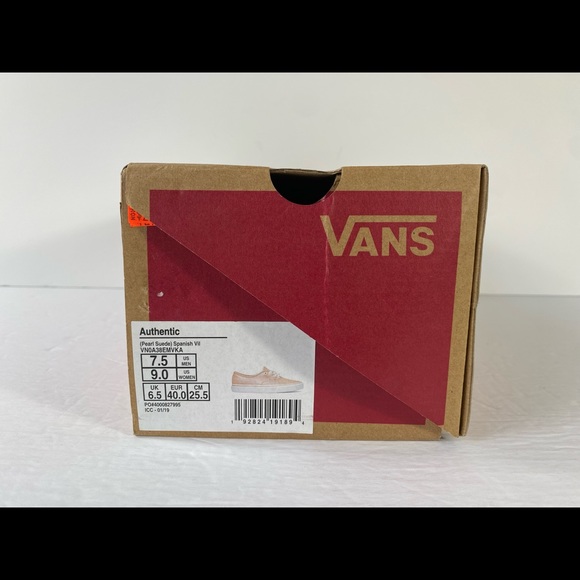 Vans Authentic Pearl Suede Spanish Villa Sneakers - Picture 6 of 7